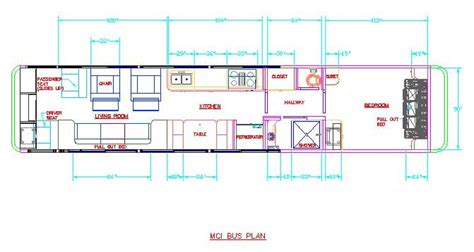 Figure 1. . Mci bus conversion floor plans
